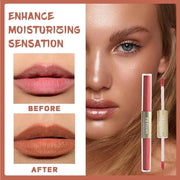 Double-end 2-in-1 Matte & Shimmery Lip Gloss Set, 3 PCS/Set (Set A, 3pcs) - Product Image