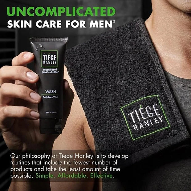 Tiege Hanley Mens Skin Care Gift Box Set, Bronze - Men's Skincare Set Includes Face Wash, Facial Moisturizer with SPF 20 S...
