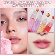 Hydrating Roll On Lip Oil, 6 Pcs Lip Glow Oil Plumpimg Lip Balm Long Lasting Non Sticky Lip Gloss Transparent Colorless Mo...