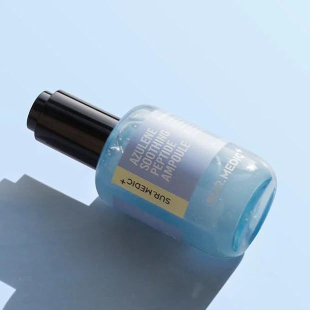SURMEDIC AZULENE Moisturizing Soothing Ampoule, Hydrating Calming Relief Facial Serum for Dry Face, Sensitive Skin, Barrie...