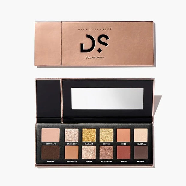 Deck of Scarlet Eyeshadow Pallet - Solar Aura, Long Wearing with Saturated Color, Clean & Vegan Eyeshadow - Product Image