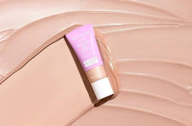 wet n wild Mega Glo Liquid Highlighter, Sheer & Buildable 4% Niacinamide-Enriched Lightweight Radiance with 8% Glycerin, V...