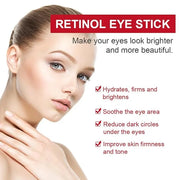 Retinol Eye Stick, Retinol Eye Cream With Collagen,Hyaluronic Acid For Dark Circle, Wrinkles, Under Eye Cream Anti Aging, ...