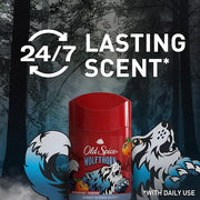 Old Spice Aluminum Free Deodorant for Men, 24/7 Odor Protection, 24/7 Freshness & Lasting Scent, Goes on Clear, Wolfthorn ...