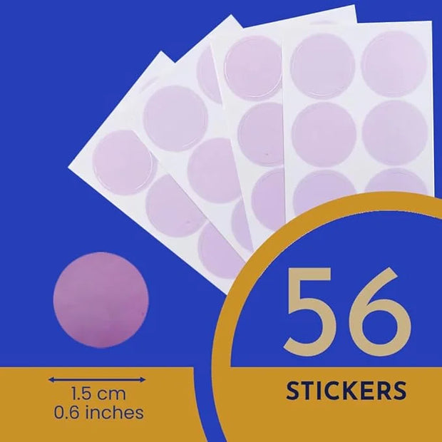 56 UV Detection Stickers for Sunscreen Reapply Reminder, Suitable for Kids & Adults, Sticker Patches, Sun Cream Detection ...