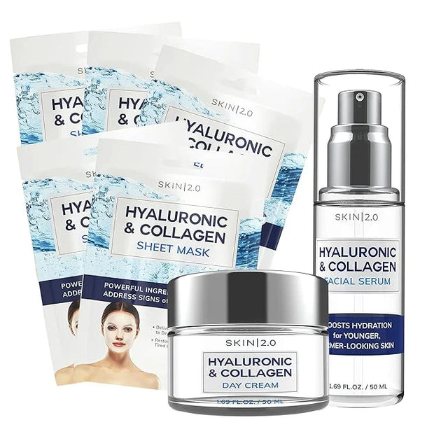 Hyaluronic Acid Regimen - Hydrating, Anti-Aging, Moisture Retention, Firming Skin - Clean Beauty, Natural Ingredients, Cru...