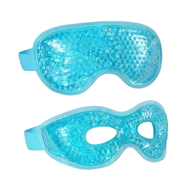 2PCS Reusable Hot Cold Therapy Eye Mask for Puffiness, Dark Circles, Eye Bags, Dry Eyes, Headaches, Migraines, Stress Reli...