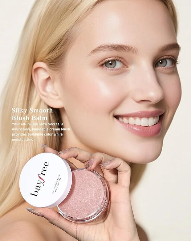 Multi Glow Balm, Cream Blush for Cheeks, Blush Balm Face Makeup, Radiant Finish, Hydrating, Creamy, Lightweight & Blendabl...