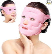 Ice Face Eye Mask for Cold Hot Compress Therapy, Gel Cooling Heat Facial Eye Mask Pack Reusable with Acupoint Massage & To...