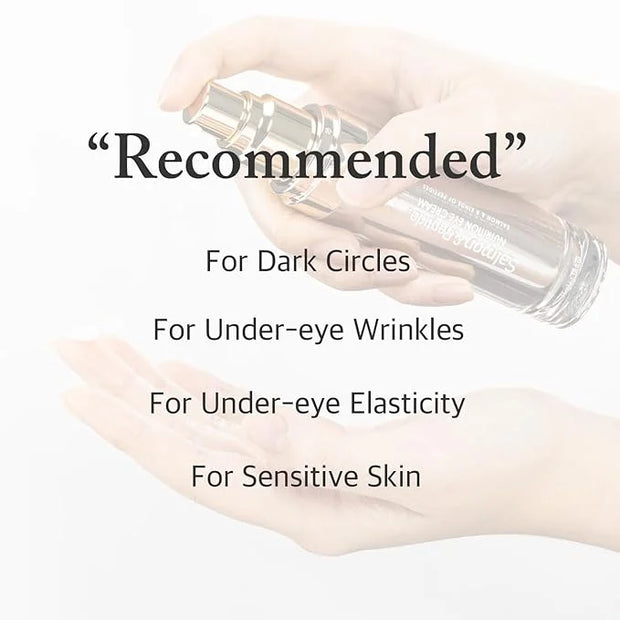 Salmon Oil Nutrition Eye Cream 1.18 fl oz – Korean Skin Care for Deep Hydration & Firming, Helps with Wrinkles, Puffiness,...