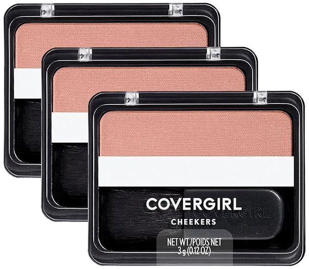 COVERGIRL Cheekers Blendable Powder Blush Soft Sable, .12 oz (packaging may vary), 1 Count (Pack of 3) - Product Image