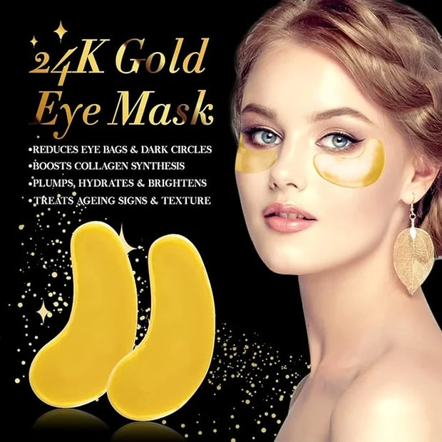 Under Eye Mask,20 pairs 24K Collagen Eye Pads,Under Eye Patches Skincare for Anti Aging,Anti Wrinkle,Reducing Eye Puffines...
