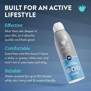 Aloe Up Sport Continuous Spray Sunscreen SPF 30 - Broad Spectrum UVA/UVB Sunscreen Protector for Face and Body - With Aloe...