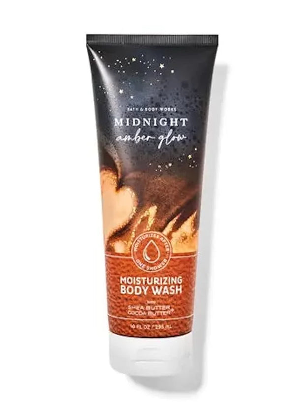 Bath & Body Works Midnight Amber Glow Moisturizing Body Wash 10 oz (Midnight Amber Glow), 1 - Product Image