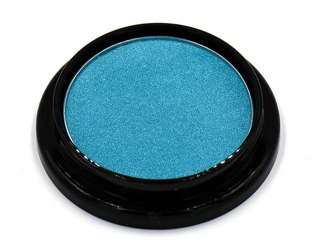 Peacock Neon Jewel Tone Blue Turquoise Teal Shimmer Pressed Powder Single Vegan Eyeshadow; Talc, Paraben & Cruelty Free - ...