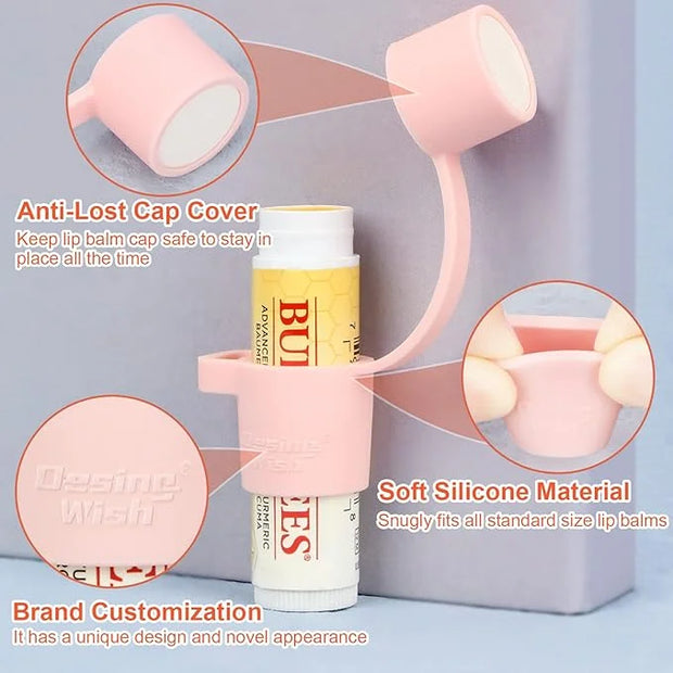 Desing Wish Silicone Lip Balm Holder Lanyard