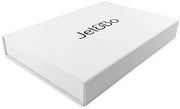Jet&Bo 100% Pure Cashmere Eye Mask Black & Gray in Gift Box - Product Image
