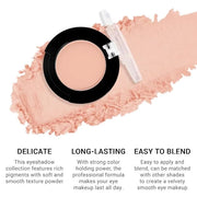 Monochrome Matte Eyeshadow Makeup Palette, Highly Pigmented Nude Eyeshadow Palette, Matte Pressed Powder Eyeshadow Makeup,...