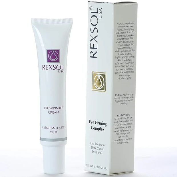 REXSOL Eye Firming Complex Anti-Puffiness & Dark Circle Treatment | Under Eye Cream For Dark Circles and Puffiness (20 ml/...