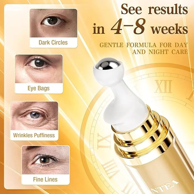 6% Caffeine Eye Cream for Puffy Eyes & Dark Circles, 1% Retinol Eye Serum for Under Eye Bags, Anti-Aging Eye Treatment for...