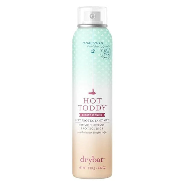 Drybar Hot Toddy Heat Protectant Mist Coconut Colada Scent - Full Size| Lightweight Heat Protectant for Hair protects from...