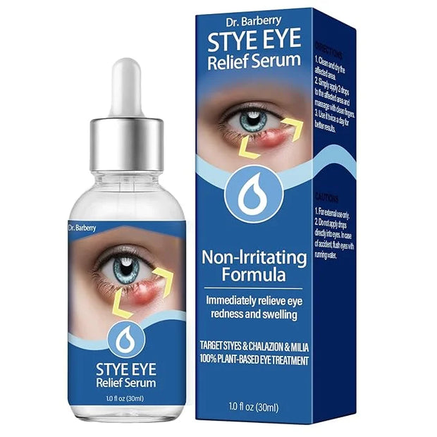 Stye Eye Treatment, Natural Stye Remover, Eye Stye Relief Serum, Premium Formula - Gentle Cleanser for Chalazion & Blephar...