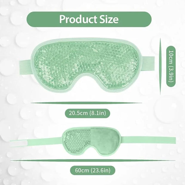 NEWGO Cooling Eye Mask for Puffy Eyes, Cold Eye Mask Eye Ice Pack for After Eyes Surgery, Tension Stress Relief, Itchy Eye...
