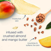 Dove Scrub Crushed Almond & Mango Butter For Silky Smooth Skin Body Scrub Exfoliates & Restores Skin's Natural Nutrients 1...