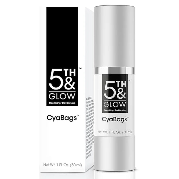 5th & Glow Cyabags - Eye Serum - Instant Eye Bag Remover and Eye Puffiness Reducer with Hyaluronic Acid and Vitamin C for ...