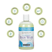 Ginger Lily Farms Botanicals Nourishing Body Wash, Island Tranquility, 100% Vegan & Cruelty-Free, Green Tea & Lemongrass S...