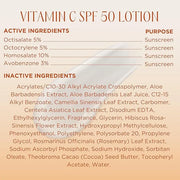 InstaNatural Skin Care Vitamin C SPF 50 Broad Spectrum Sunscreen Lotion, Brightening, Lightweight, Non-Greasy Moisturizer,...