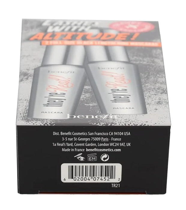 Benefit Cosmetics They're Real Beyond Mascara Duo Set Black, 0.3 Ounce (Pack of 2) - Product Image
