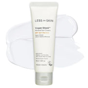 Less On Skin Vegan Shield Mineral Sunscreem (Sun Cream), korean sunscreen, mineral sunscreen, fragrance free, spf50, moist...