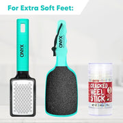 Onyx Professional Cracked Heel Repair Balm Stick for Dry Cracked Feet Treatment, Coconut Scent, 1 pack - Moisturizing Foot...