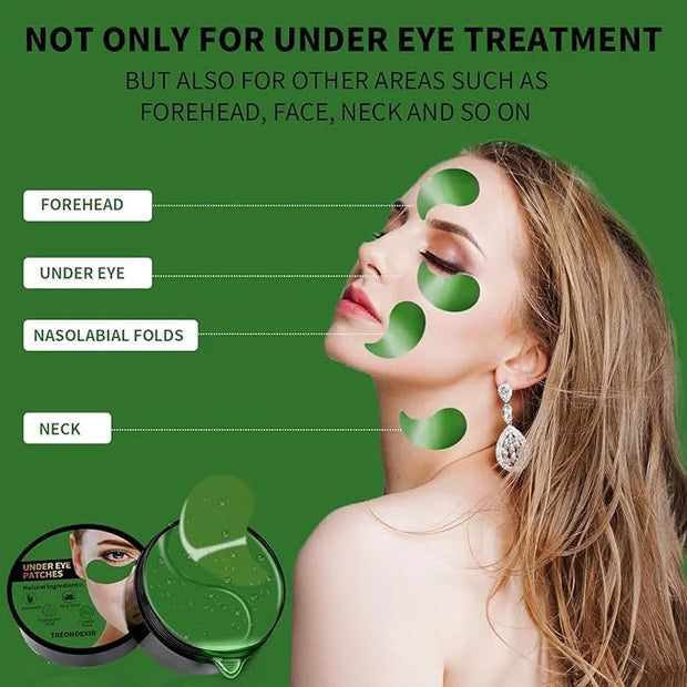 Under Eye Masks for Dark Circles and Puffiness 70PCS, Under Eye Patches for Puffy Eyes Treatment, Under Eye Gel Pads w/Sea...