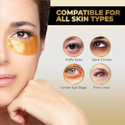 Under Eye Patches (25 Pairs) - Skin Care - Beauty Eye Mask - Eye Patches - Gift for Men - Gift for Women - Luxury Golden E...