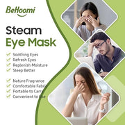 30Packs Steam Eye Mask, Heated Eye Mask Warm Compress for Eyes, Self Heating Warm Eye Masks Disposable Steam Mask for Home...
