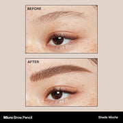 Morphe Micro Dual Eyebrow Pencil - Dual-Ended Brow Pencil Featuring a Retractable, Ultra-Precise, Pointed Tip - Richly Pig...