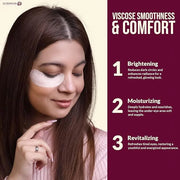 Under Eye Patches Booster Pomegranate &10ml Serum –12 Pairs for Puffy Eyes Dark Circles Eye Bags Anti-Wrinkle Collagen Ret...