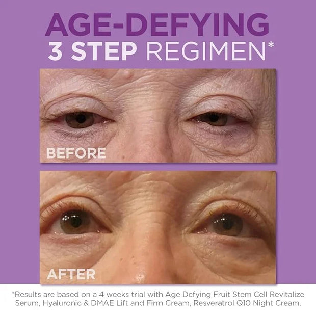 Andalou Naturals Hyaluronic Dmae Lift Firm Skin Cream, Face Moisturizer with Anti Aging Antioxidants, Hydrating, Helps Red...