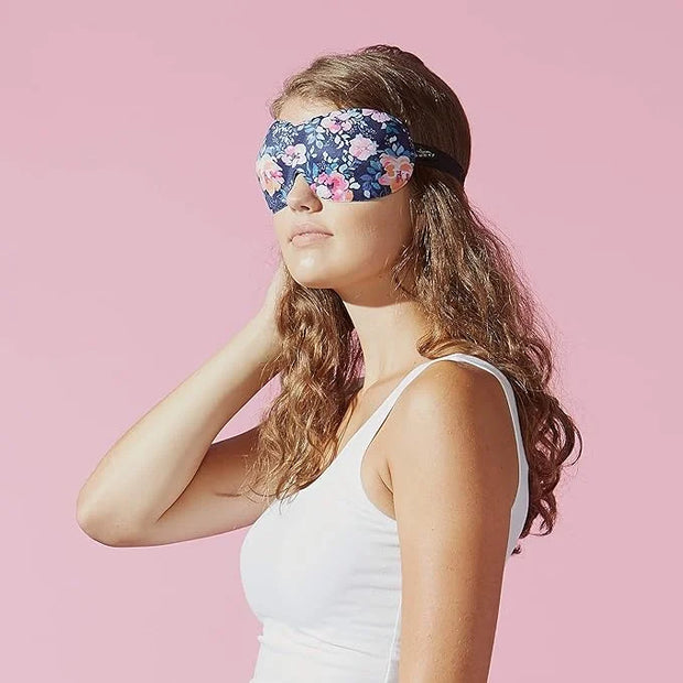 Bucky 40 Blinks No Pressure Eye Mask for Travel & Sleep, Midnight Floral, One Size - Product Image