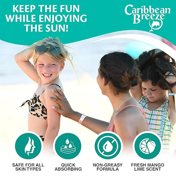 Reef Friendly Kids Sunscreen Lotion SPF 50, Mango Lime Scent Body Sunscreen Lotion, Rich in Anti Oxidants, Water Resistant...