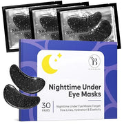 Nighttime Under Eye Patches for Puffy Eyes and Dark Circles, Gel Eye Masks with Collagen, Retinol & Vitamin E, Deeply Mois...