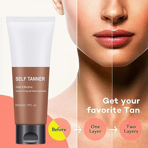 Self Tanner Cream, Sunscreen Tanning