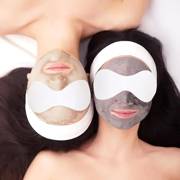 Sibba 200 Sheets Disposable Non Woven Eye Care Cotton Paper Facial Eye Pads Spa DIY Clear Eye Mask Paper Eye Pillow Covers...