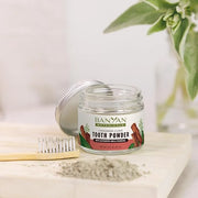 Banyan Botanicals Cinnamon Clove Tooth Powder – Ayurvedic Fluoride-Free Toothpaste Alternative with Miswak & Activated Cha...