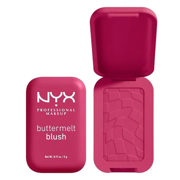 NYX PROFESSIONAL MAKEUP Buttermelt Powder Blush, Fade and Transfer-Resistant Blush, Up to 12HR Make Up Wear, Vegan Formula...