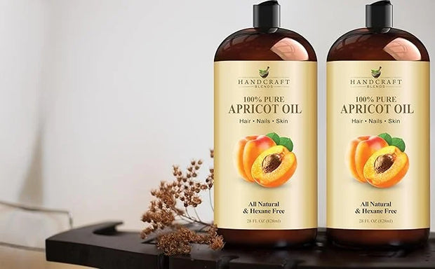 Handcraft Blends Apricot Kernel Oil - Cold-Pressed 28 Fl Oz - 100% Pure and Natural - Premium Grade Carrier Oil for Skin a...