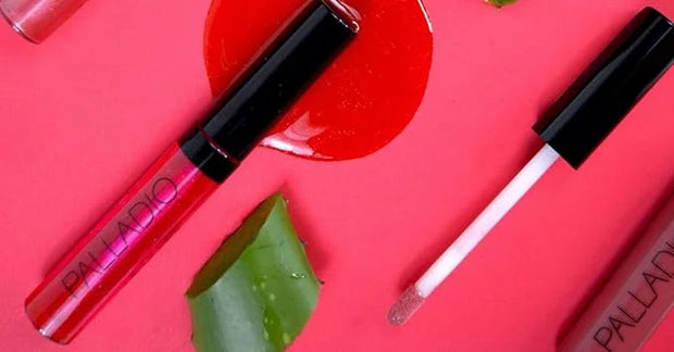 Palladio Lip Gloss, Pink Candy, Non-Sticky Lip Gloss, Contains Vitamin E and Aloe, Offers Intense Color and Moisturization...