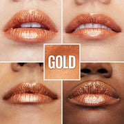 Maybelline Lifter Gloss, Hydrating Lip Gloss with Hyaluronic Acid, High Shine for Plumper Looking Lips, Gold, Warm Neutral...